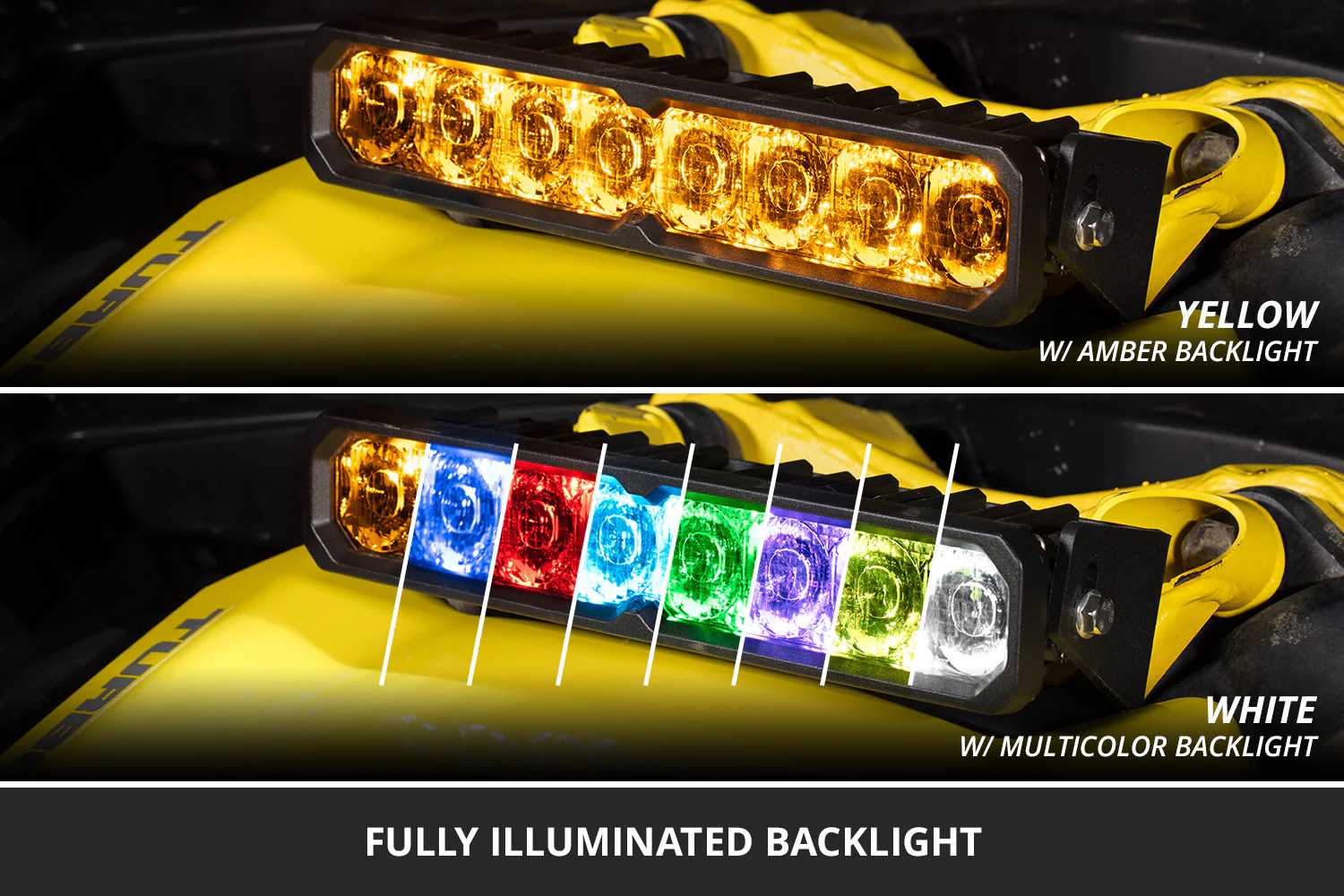 Can Am 2017-2025 Maverick Shock Mount Kit SS10 Pro Yellow Driving - Image 4