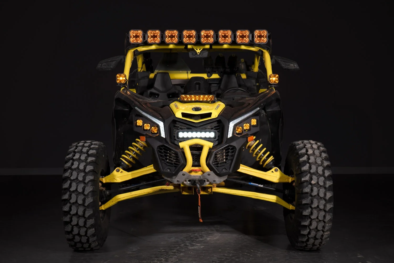Can Am 2017-2025 Maverick X3 SS10 Grille Pro White Combo - Image 3