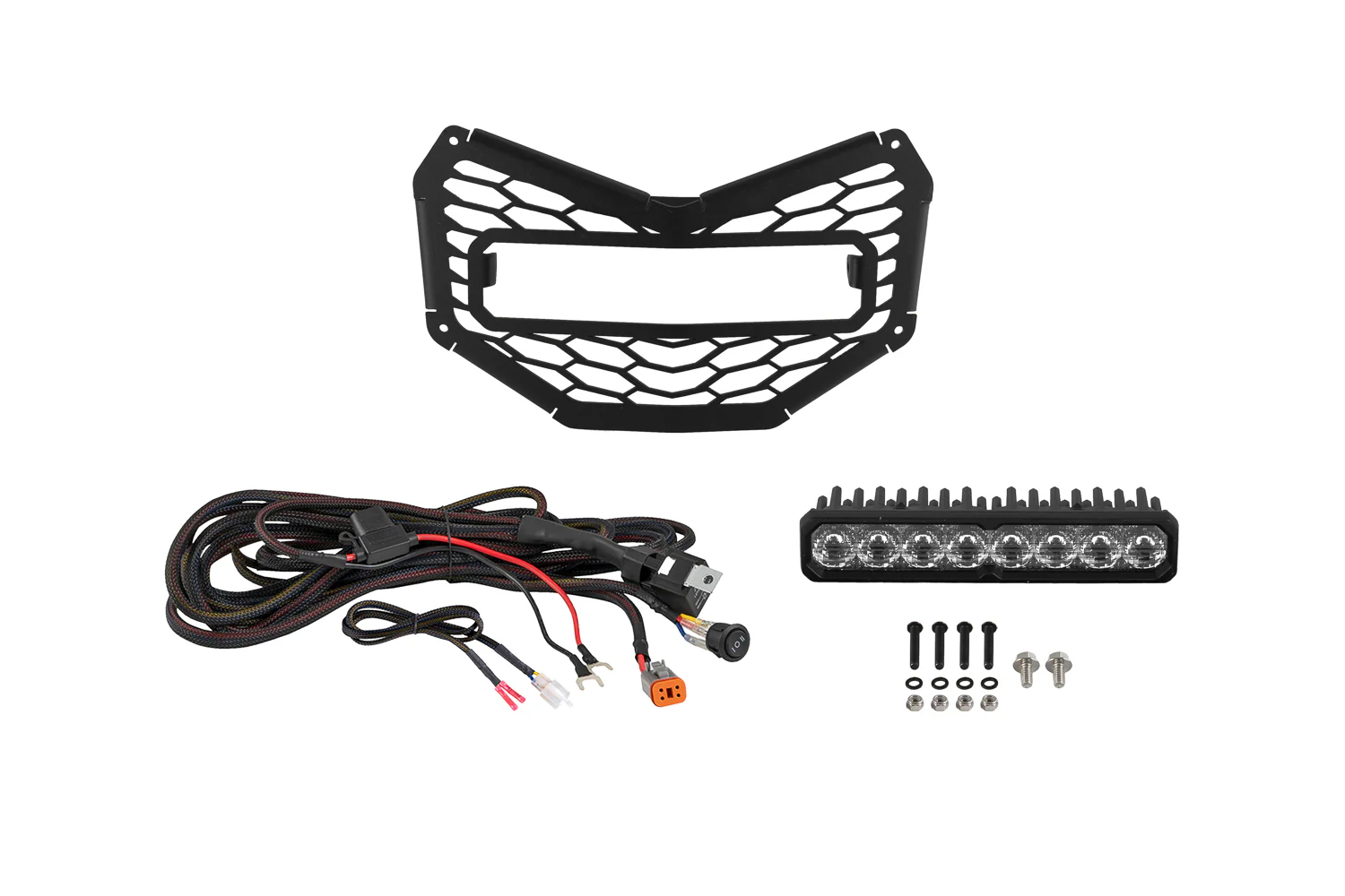 Can Am 2017 Maverick X3 SS10 Grille Pro White Driving