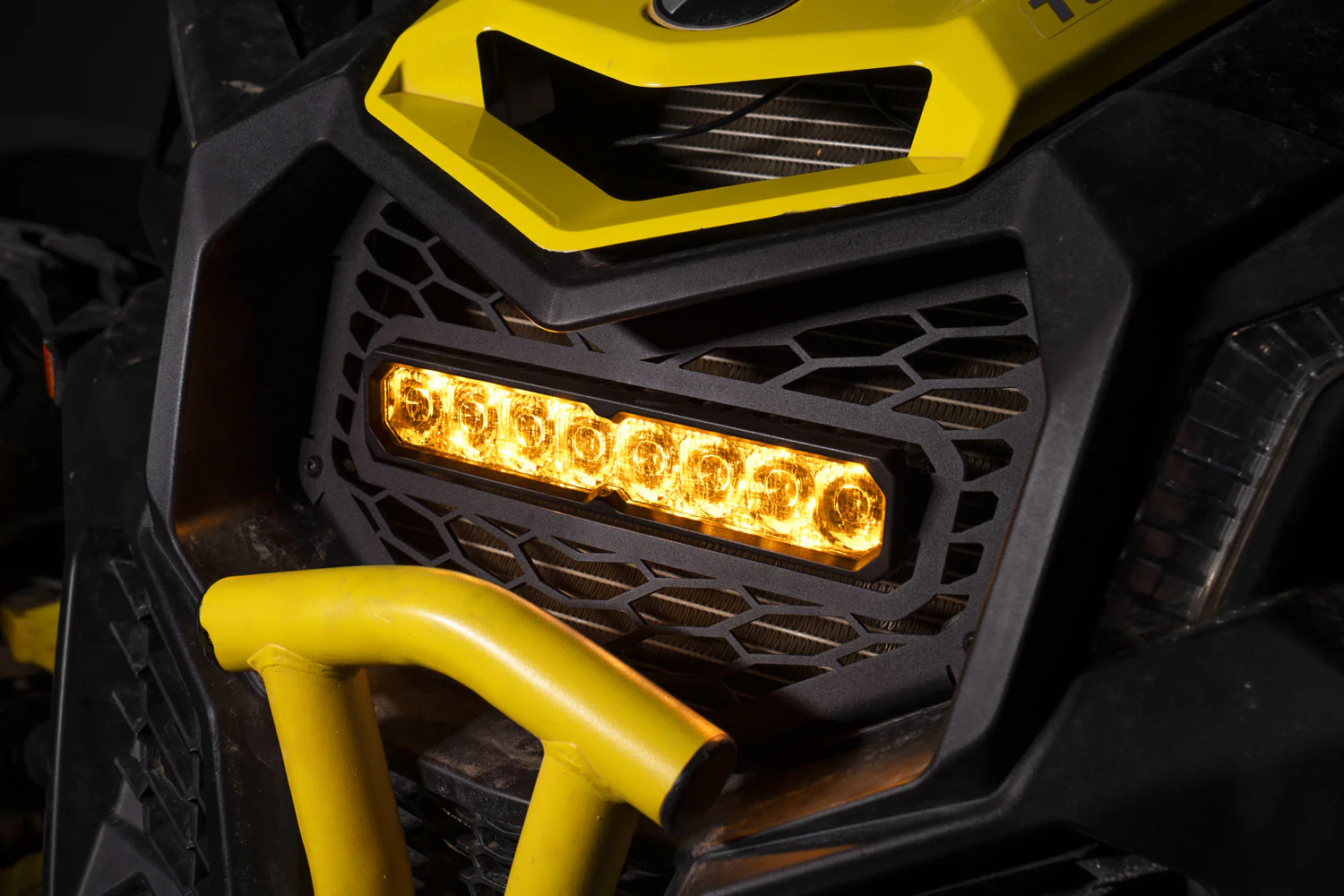 Can Am 2017 Maverick X3 SS10 Grille Pro Yellow Combo - Image 2