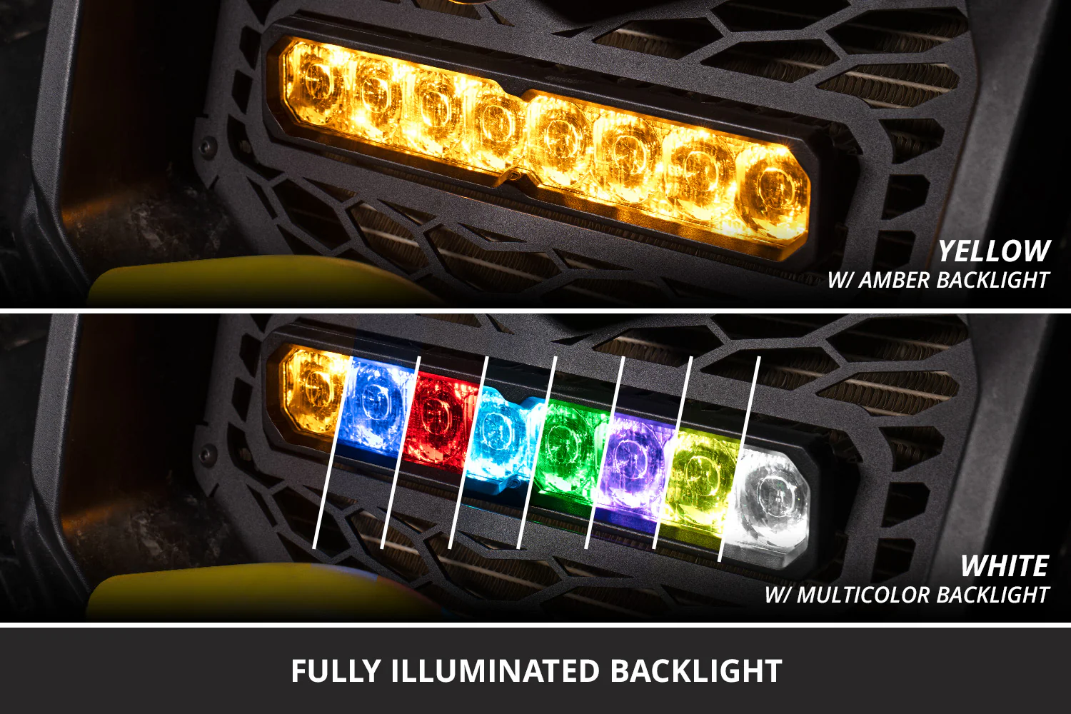Can Am 2017 Maverick X3 SS10 Grille Pro Yellow Driving - Image 4