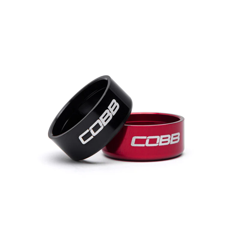 Cobb Subaru 6-Speed Weighted COBB Shift Knob - White (Incl. Both Red + Blk Collars) - Image 6