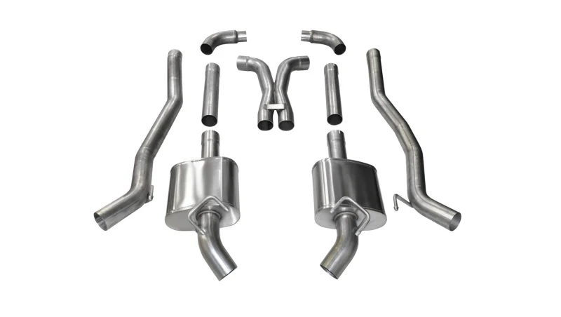 Corsa 2011-2013 Chevrolet Camaro SS 6.2L V8 Manual Xtreme 3in Cat-Back (No Tips Uses Factory Bezels) - Image 2