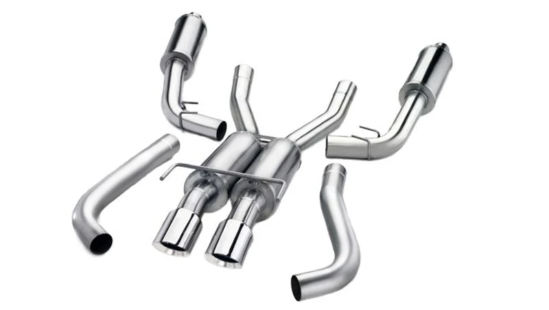 Corsa 2011-2014 Ford F-150 Raptor 6.2L V8 133in Wheelbase Black Xtreme Cat-Back Exhaust - Image 2