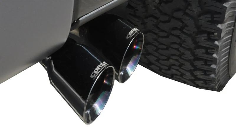 Corsa 2011-2014 Ford F-150 Raptor 6.2L V8 133in Wheelbase Black Xtreme Cat-Back Exhaust - Image 6