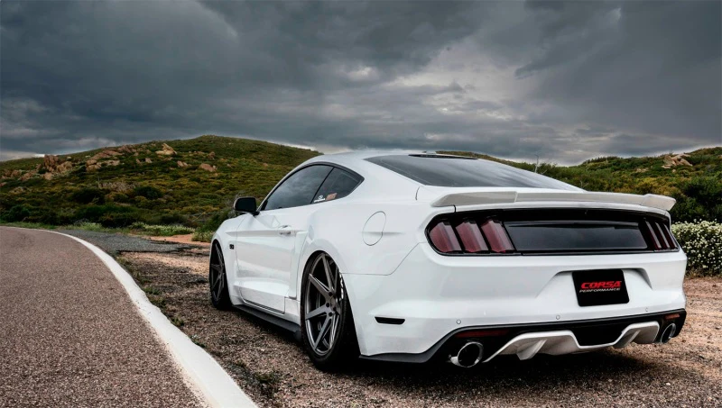 Corsa 2015-2017 Ford Mustang GT 5.0 3in Cat Back Exhaust Polish Dual Tips (Sport) - Image 5