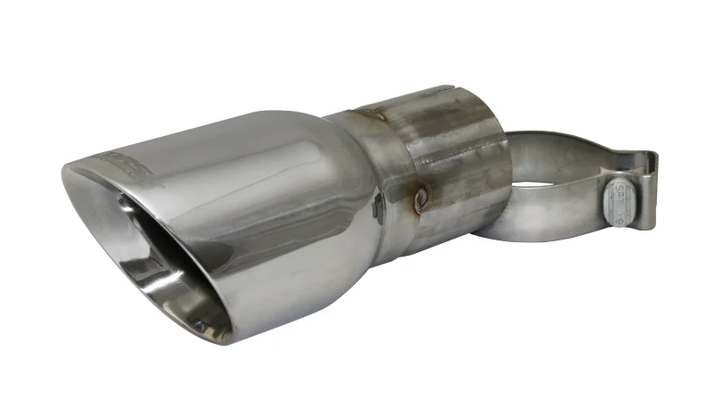 Corsa Single Universal 3.0in Inlet / 4in Outlet Polished Pro-Series Tip Kit - Image 3
