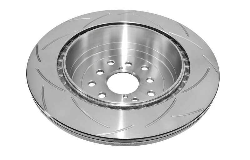 DBA 02-09 Subaru WRX / 02-07 STi 10 Stud Hole Rear Slotted Street Series Rotor - Image 2