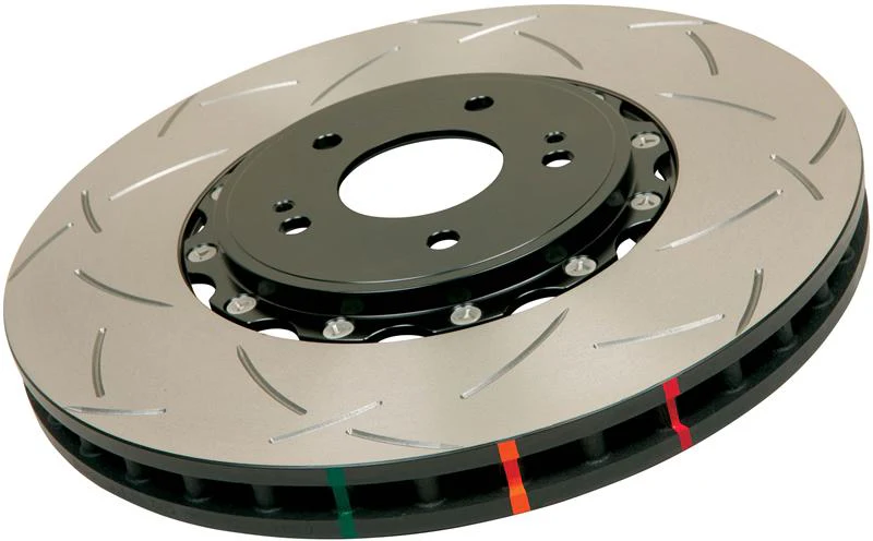 DBA 05-12 Corvette C6 w/Z06 pkg Front Slotted 5000 Series 2 Piece Rotor Assembled w/ Black Hat - Image 2