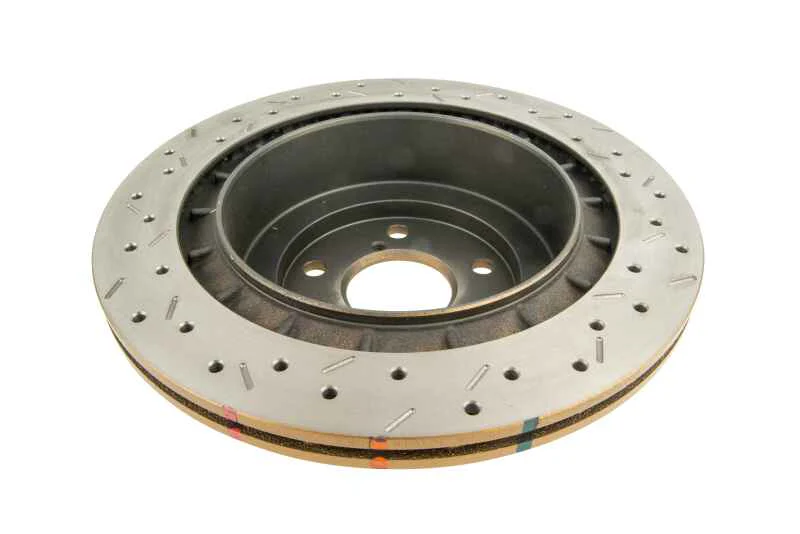 DBA 06-07 WRX / 05-08 LGT Rear Drilled & Slotted 4000 Series Rotor - Image 2