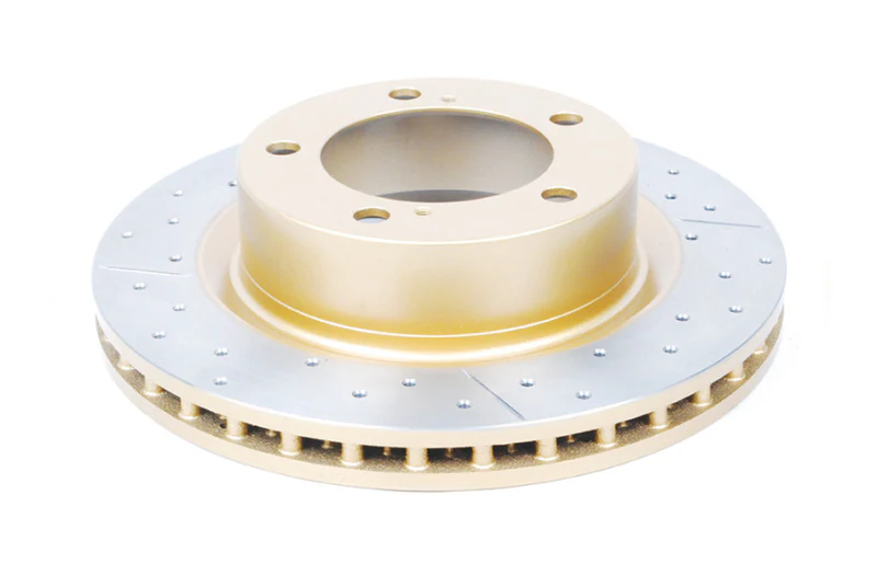 DBA 09-15 Toyota Landcruiser / 10-13 Lexus GX460 Front Drilled & Slotted Street Series Rotor