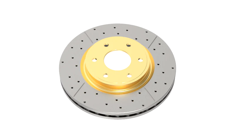 DBA 12+ Subaru/Scion BRZ/FR-S (AU Spec) 10 Lug Slot Rear Drilled & Slotted Street Series Rotors - Image 6