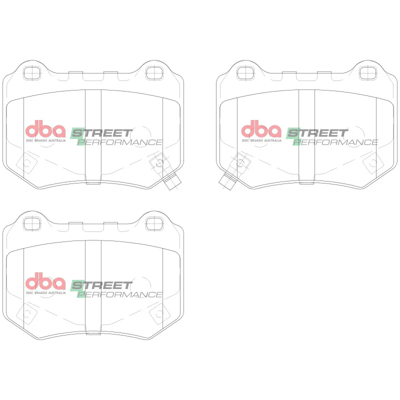 DBA 18-21 Subaru STI Rear SP Performance Brake Pads - Image 4