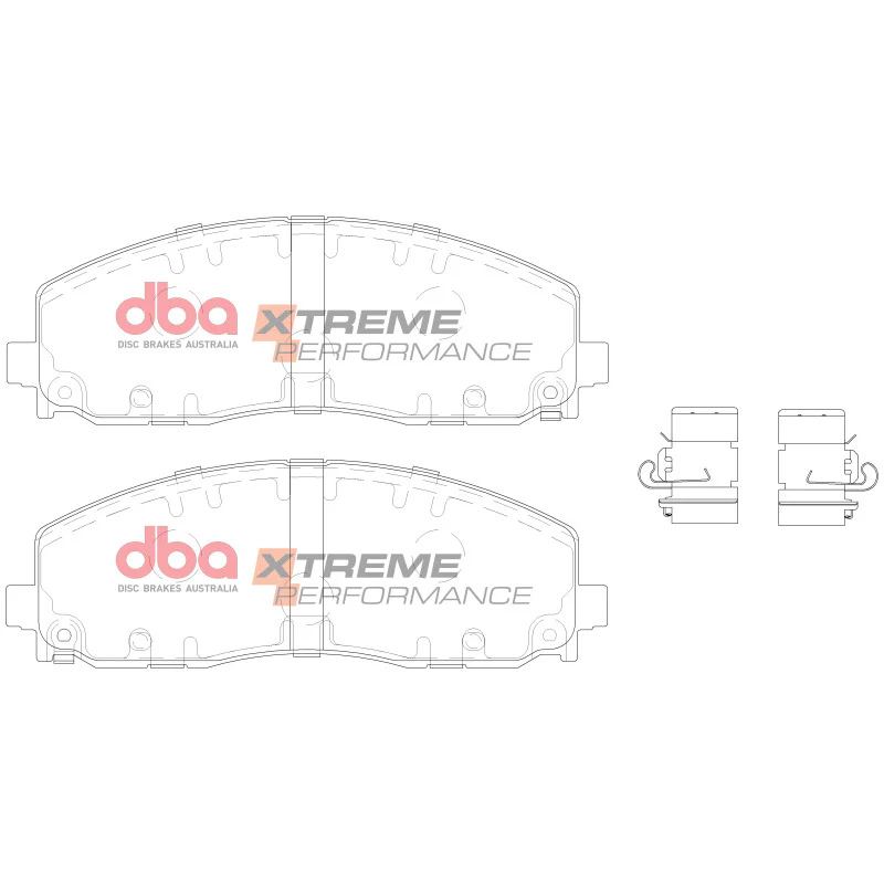 DBA 18-22 Jeep Wrangler JL Front XP Performance Brake Pads - Image 6