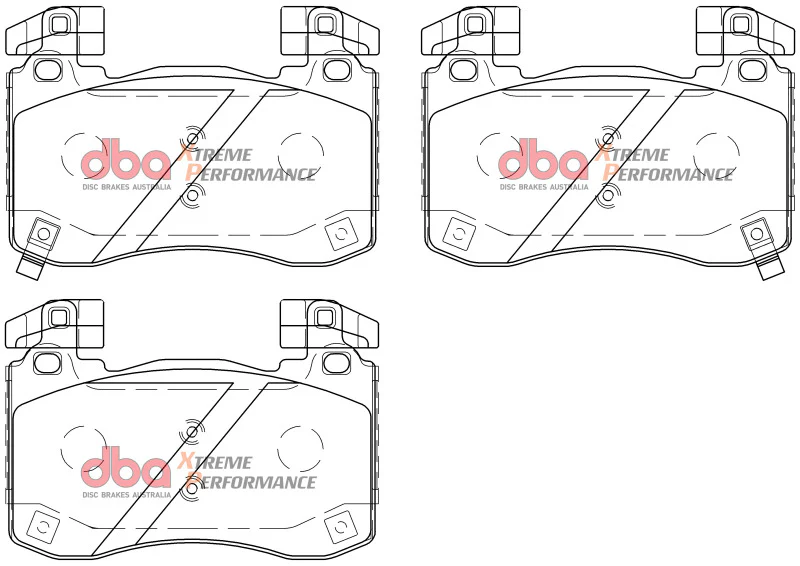 DBA 2018+ Kia Stinger V6 Twin Turbo XP Performance Front Brake Pads - Image 7