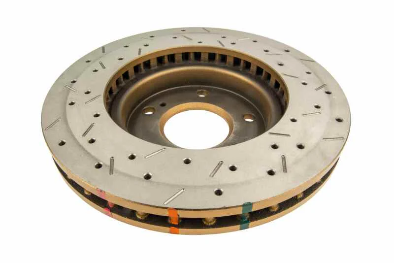 DBA 7/90-96 Turbo/6/89-96 Non-Turbo 300ZX Front Drilled & Slotted 4000 Series Rotor - Image 2