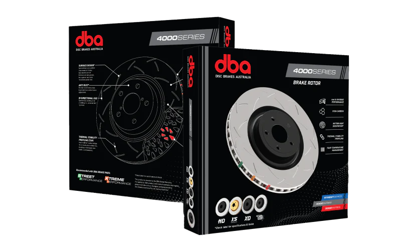 DBA 97-09 Porsche Boxster Front Slotted 4000 Series Rotor - Image 3