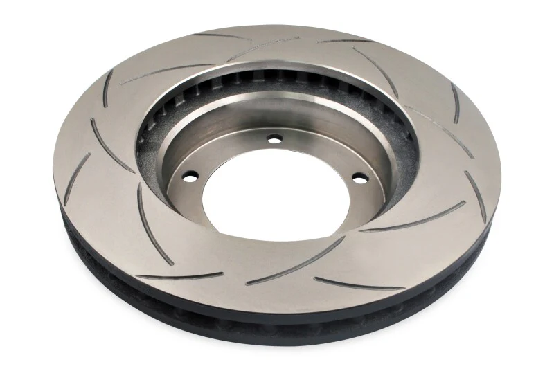 DBA 98-06 Toyota 70 Landcruiser (Reverse Mount) 4X4 Survival T2 Slotted Front Brake Rotor - Image 3