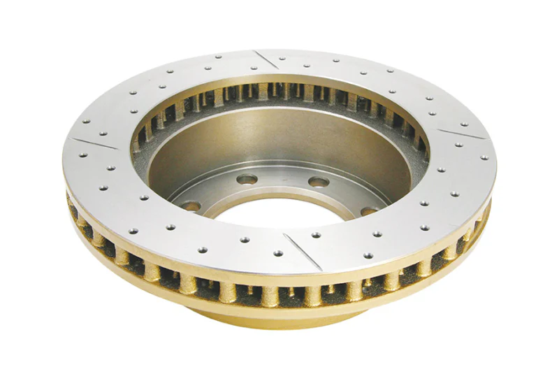 DBA 99-04 Ford F-250 Super Duty (w/Rear Rotor) 4WD Front Street Drilled & Slotted Rotor - Image 2