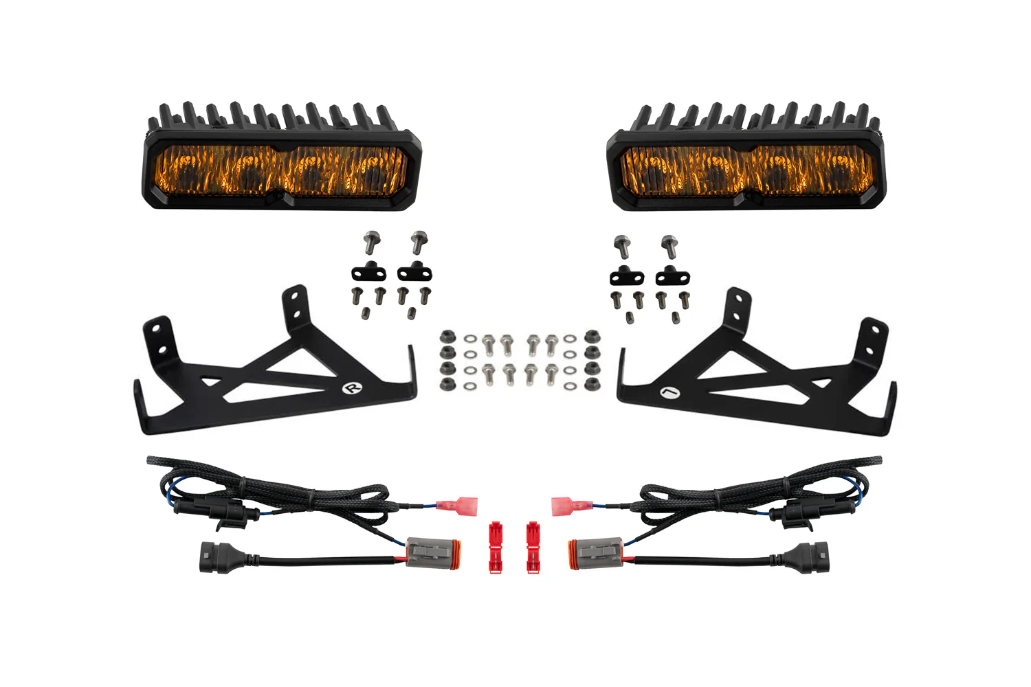 F250 2021+ Fog SS6 Pro LED Kit Yellow