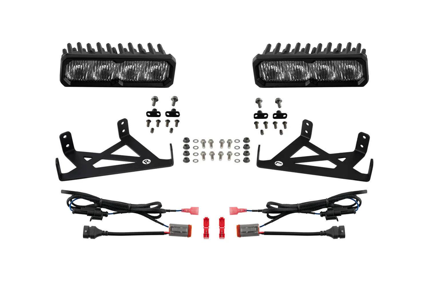 F250 2021+ Fog SS6 Sport LED Kit White