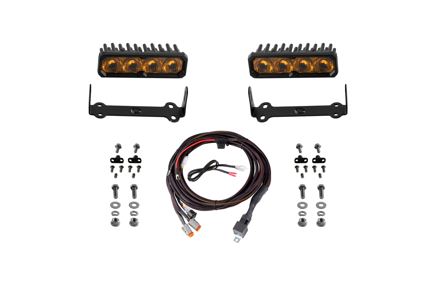 4Runner 2014-2024 SS6 Sport LED Kit Yellow Driving
