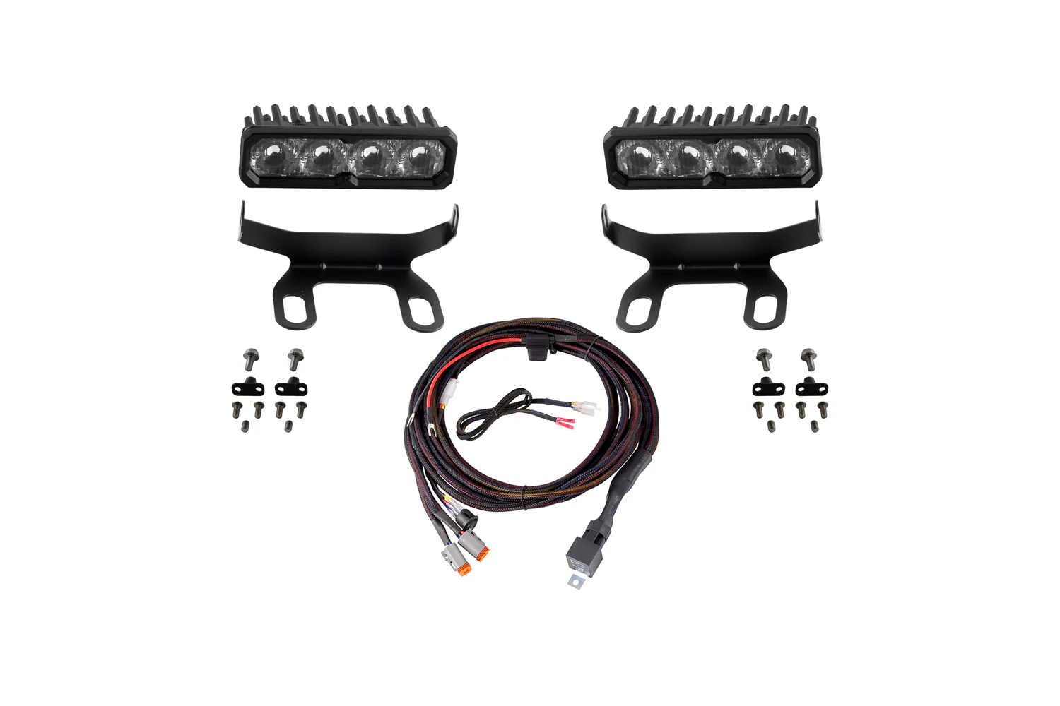 Ram 2013-2018 Standard SS6 Sport LED Kit White Driving