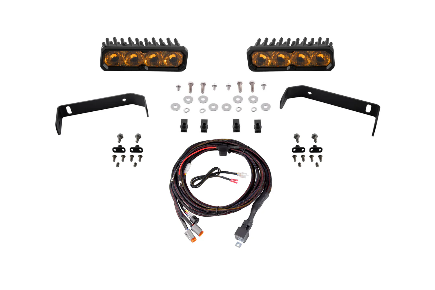 Ranger 2019-2021 SS6 Sport LED Kit Yellow Driving