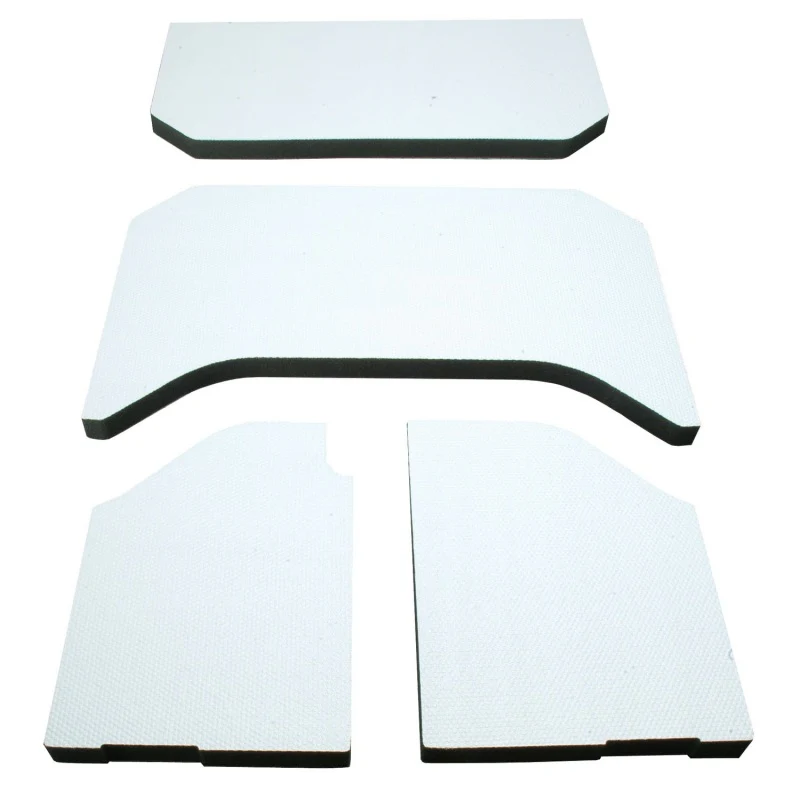 DEI 11-18 Jeep Wrangler JK 4-Door Boom Mat Headliner - 4 Piece - White - Image 3