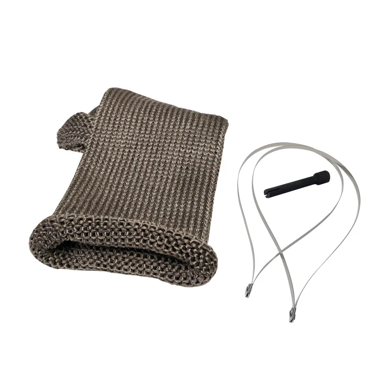 DEI Titanium 4in Knit Exhaust Sleeve - 12in - Image 2