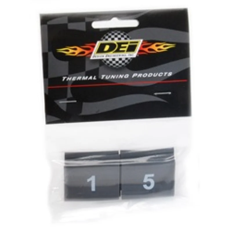 DEI Wire Markers 8pc Set Numbered 1-8 - Black - Image 7