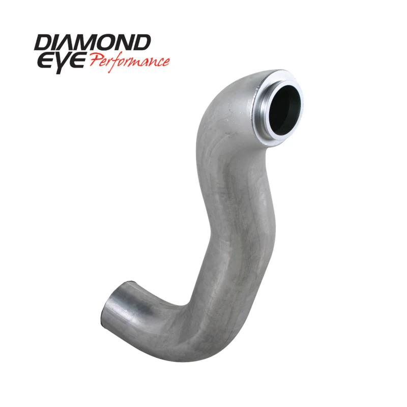 Diamond Eye Downpipe 4in TB Single AL DODGE 5.9L 2500/3500 89-93 4X4 ONLY - Image 2