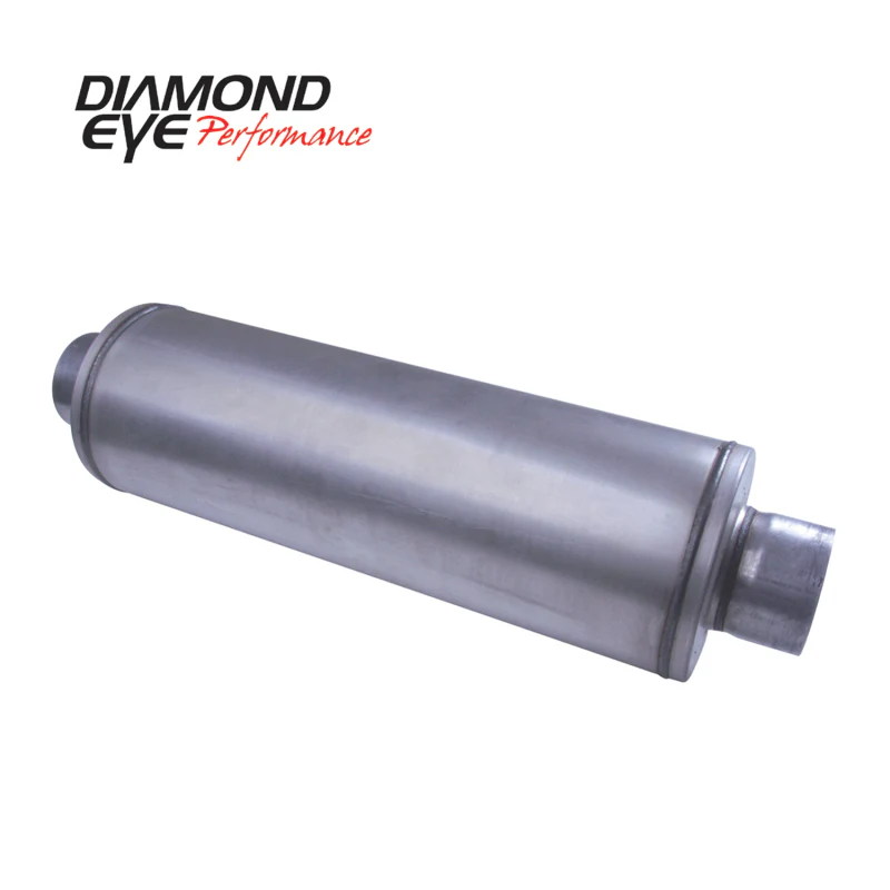 Diamond Eye Muffler 4inX30in LOUVERED AL - Image 2