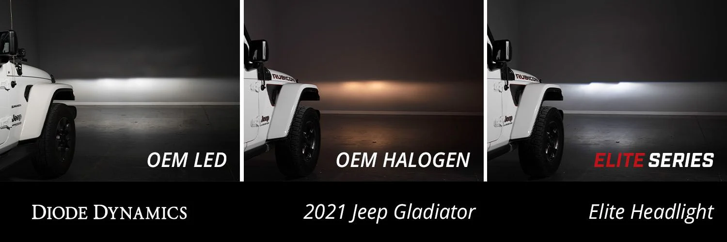Diode Dynamics Elite LED Headlights for 2018-2025 Jeep JL Wrangler - Image 10