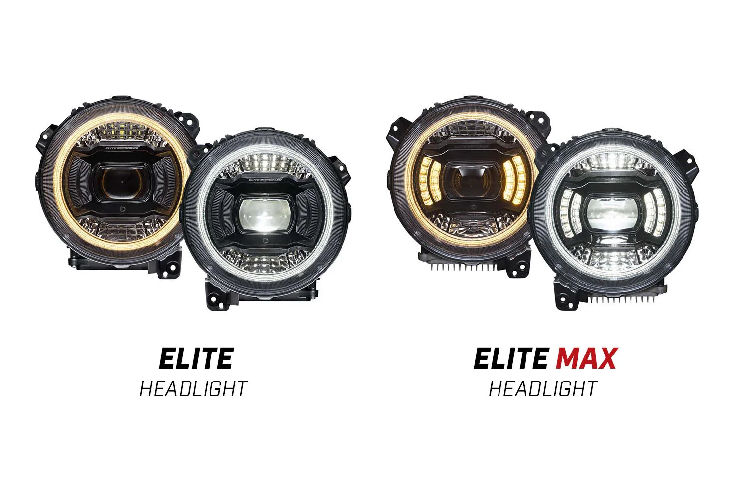 Diode Dynamics Elite LED Headlights for 2018-2025 Jeep JL Wrangler - Image 11