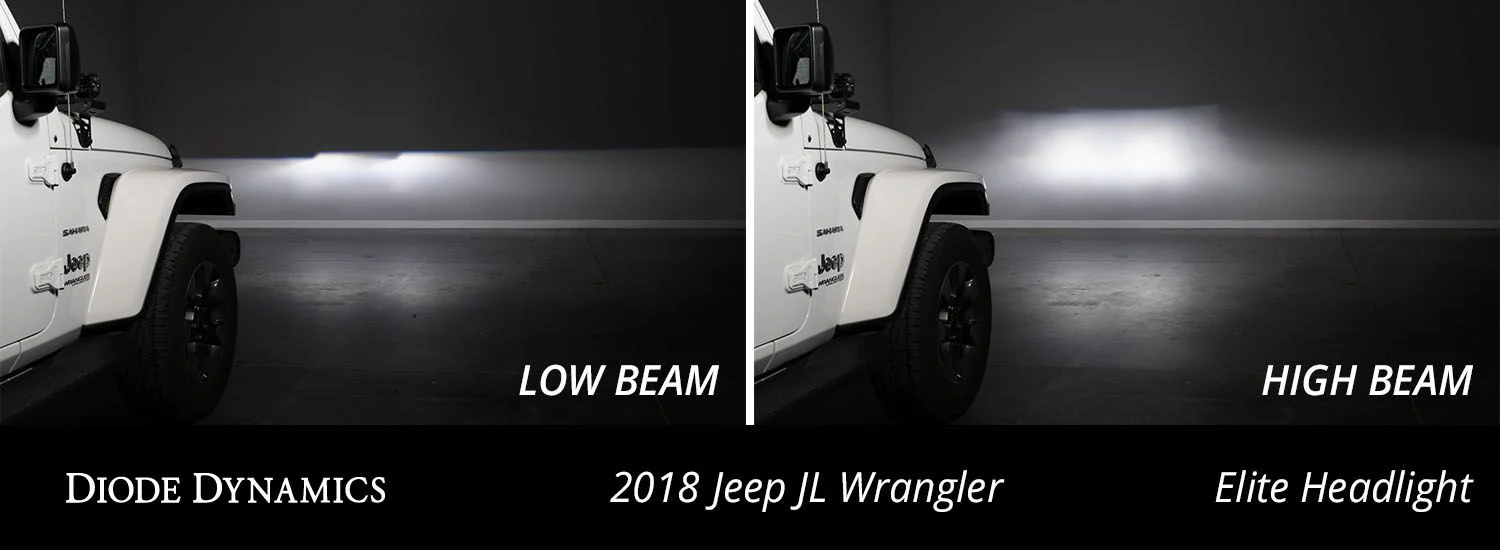 Diode Dynamics Elite LED Headlights for 2018-2025 Jeep JL Wrangler - Image 6