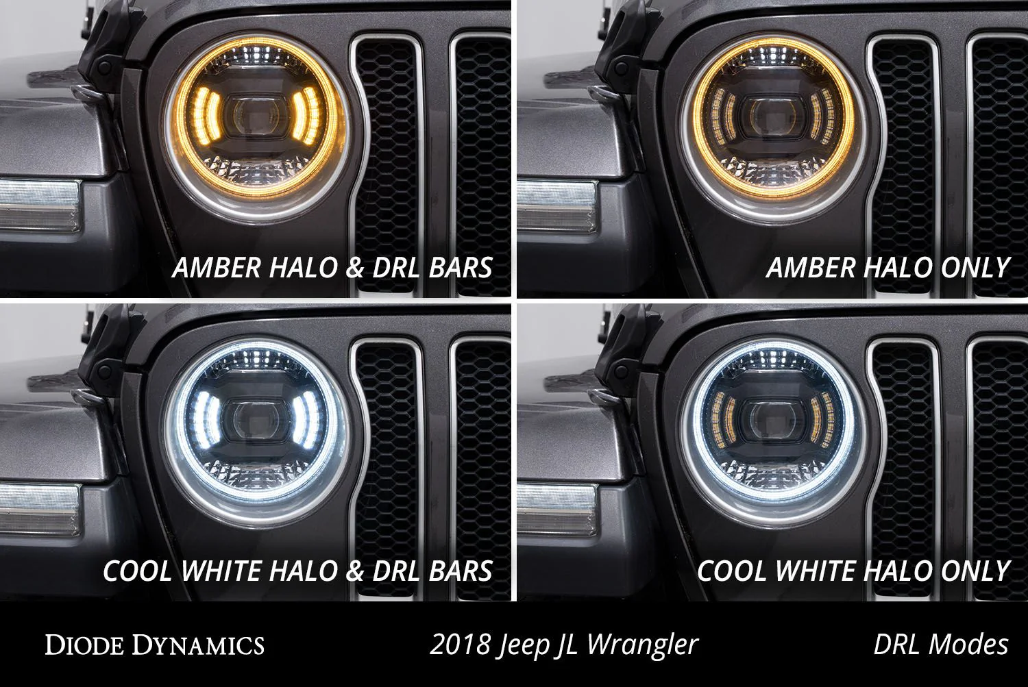 Diode Dynamics Elite LED Headlights for 2018-2025 Jeep JL Wrangler - Image 7