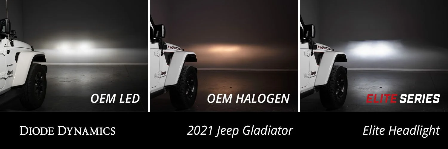 Diode Dynamics Elite LED Headlights for 2018-2025 Jeep JL Wrangler - Image 9