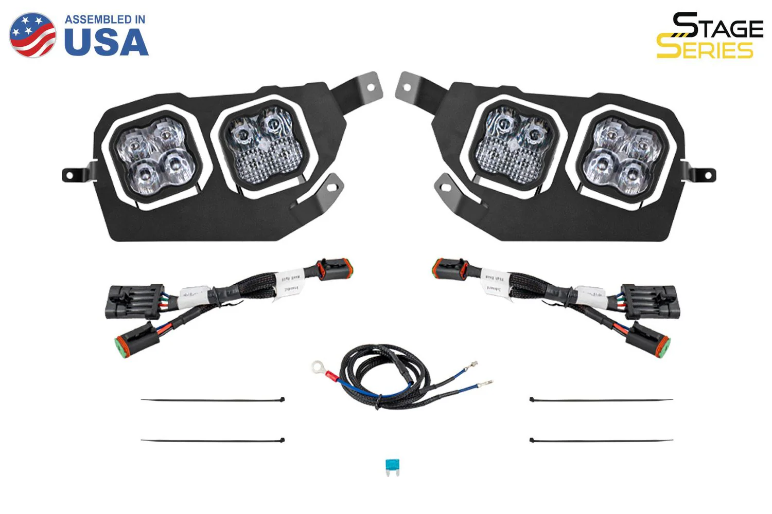 Diode Dynamics SS3 LED Headlight Kit for 2014-2023 Polaris RZR XP - Image 8