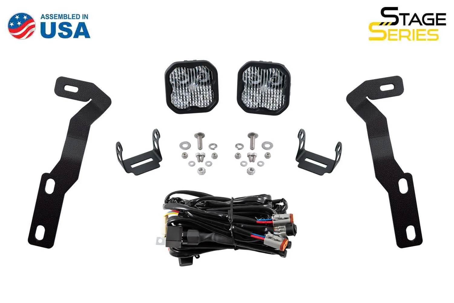 Diode Dynamics Stage Series Backlit Ditch Light Kit for 2016-2023 Toyota Tacoma - Image 4