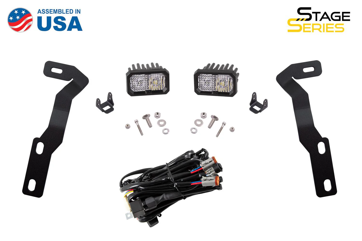 Diode Dynamics Stage Series Backlit Ditch Light Kit for 2016-2023 Toyota Tacoma - Image 5