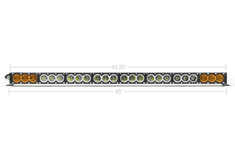 Dual Function Amber/White LED Light Bar Prinsu Mounting Bracket Kit - Image 5