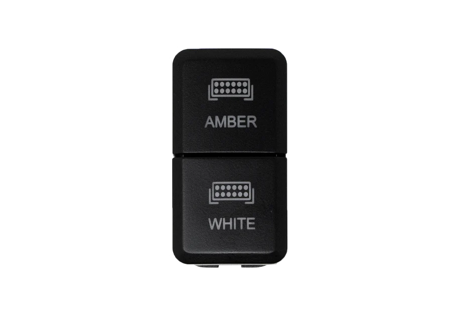 Dual Function Toyota OEM Style "AMBER & WHITE" Switch Tall Style
