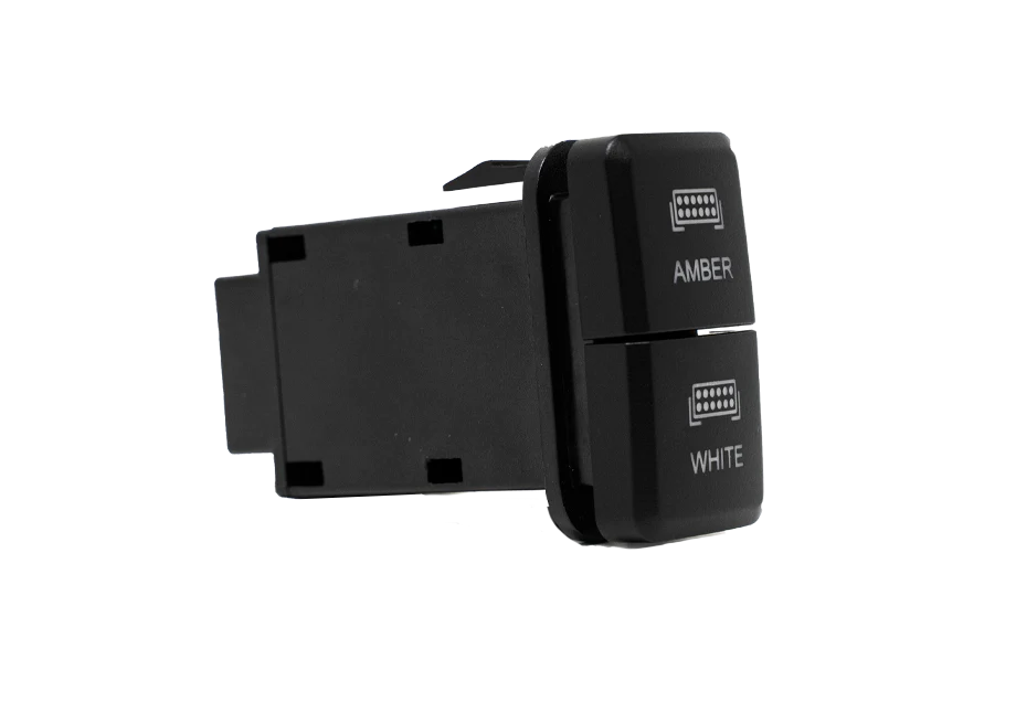 Dual Function Toyota OEM Style "AMBER & WHITE" Switch Tall Style - Image 2