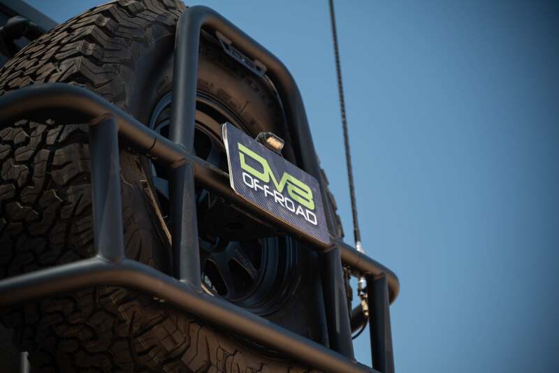 DV8 07-18 Jeep Wrangler JK Body Mounted Tire Carrier - Image 5
