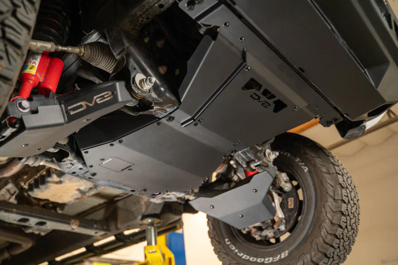 DV8 24-25 Toyota Tacoma & Land Cruiser Rear Belly Skid Plate - Image 2