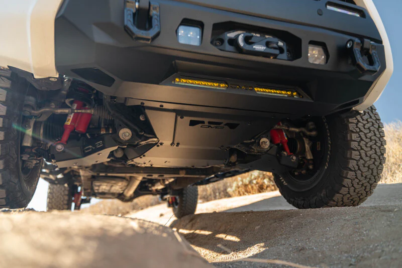 DV8 24-25 Toyota Tacoma & Land Cruiser Rear Belly Skid Plate - Image 3