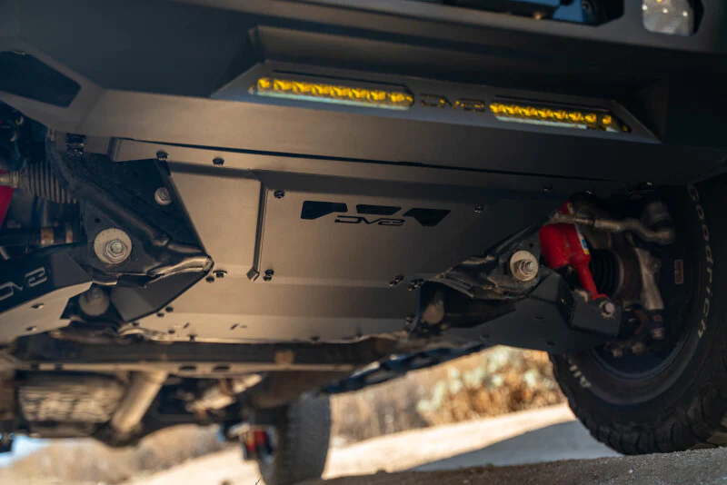 DV8 24-25 Toyota Tacoma & Land Cruiser Rear Belly Skid Plate - Image 8