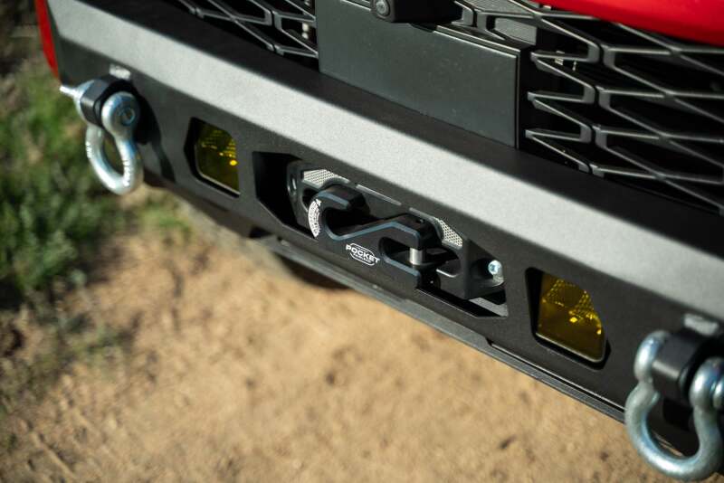 DV8 Offroad 14-24 Toyota 4Runner Centric Series Winch Front Bumper - Image 3