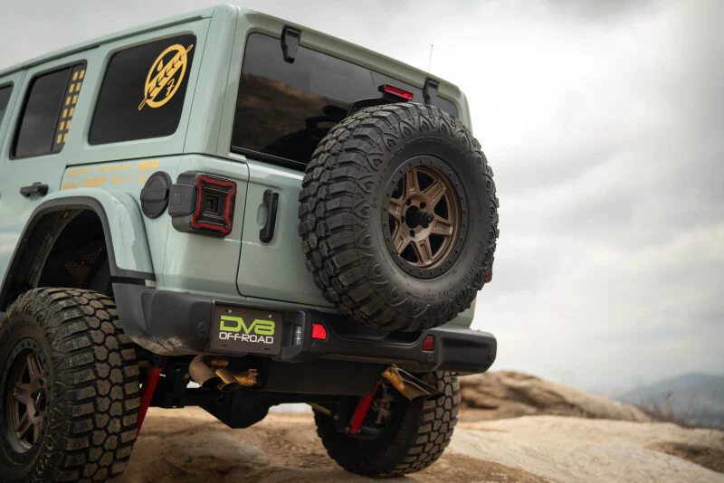DV8 Offroad 18-25 Jeep Wrangler JL Spare Tire Carrier - Image 13